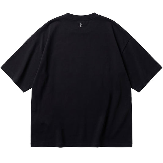 Text Logo Black Oversize T-Shirt