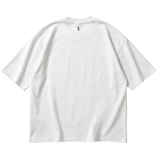 Text Logo White Oversize T-Shirt