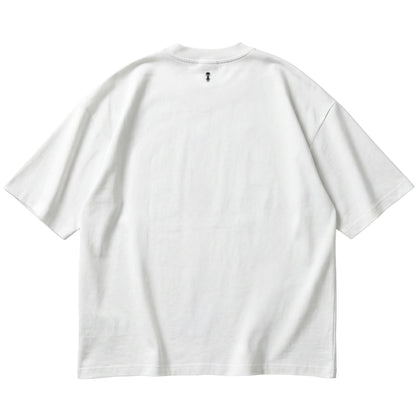 Text Logo White Oversize T-Shirt