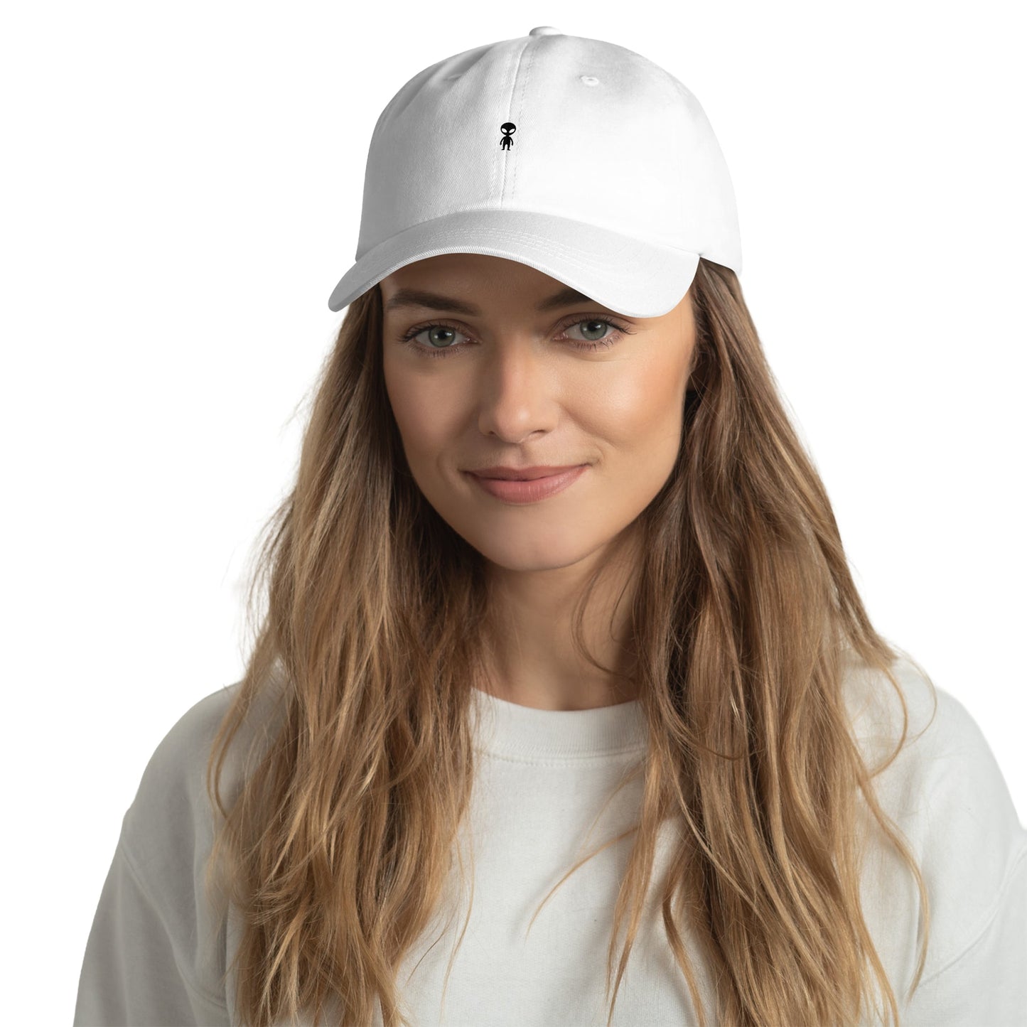 Black Orthon White Dad hat