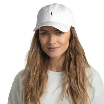 Black Orthon White Dad hat