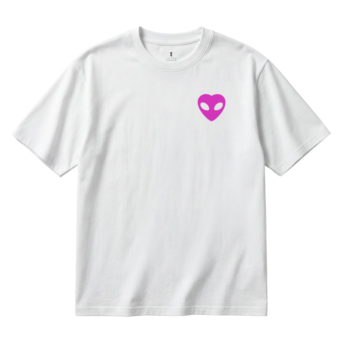 Pink Alien Heart Regular T-Shirt