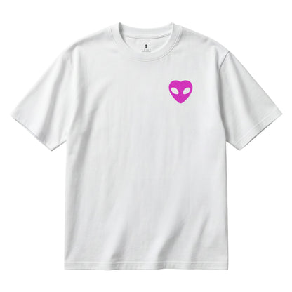 Pink Alien Heart Regular T-Shirt