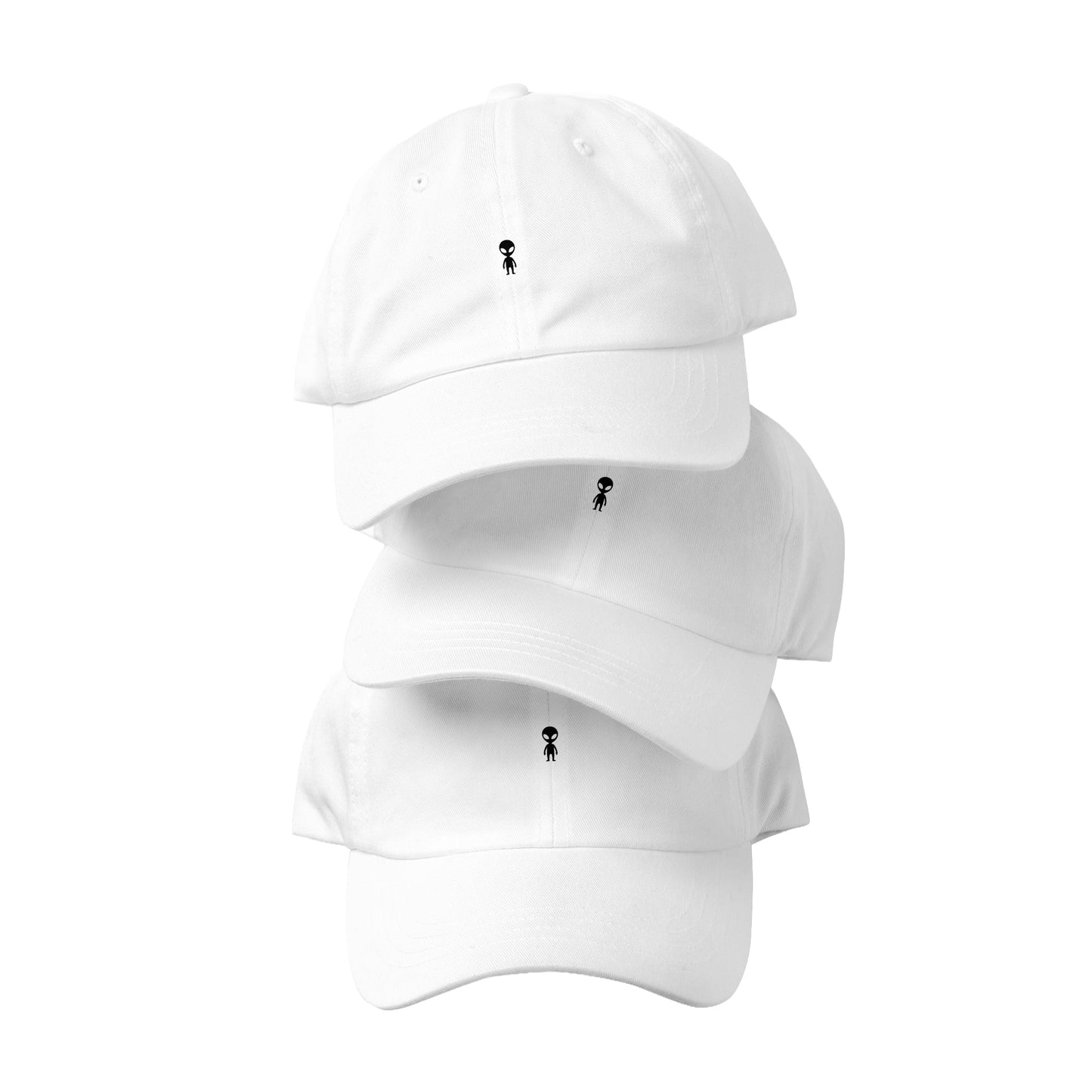 Black Orthon White Dad hat