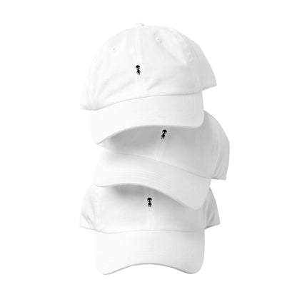 Black Orthon White Dad hat